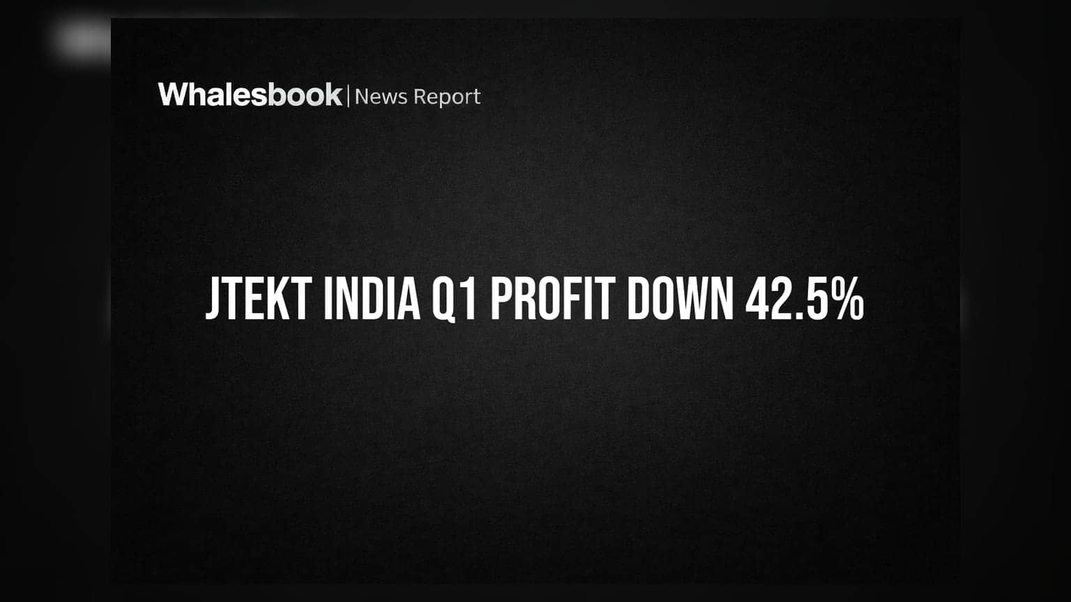 Jtekt India Q1 PAT Drops 42.5% To ₹6.22 Crore On Higher Costs