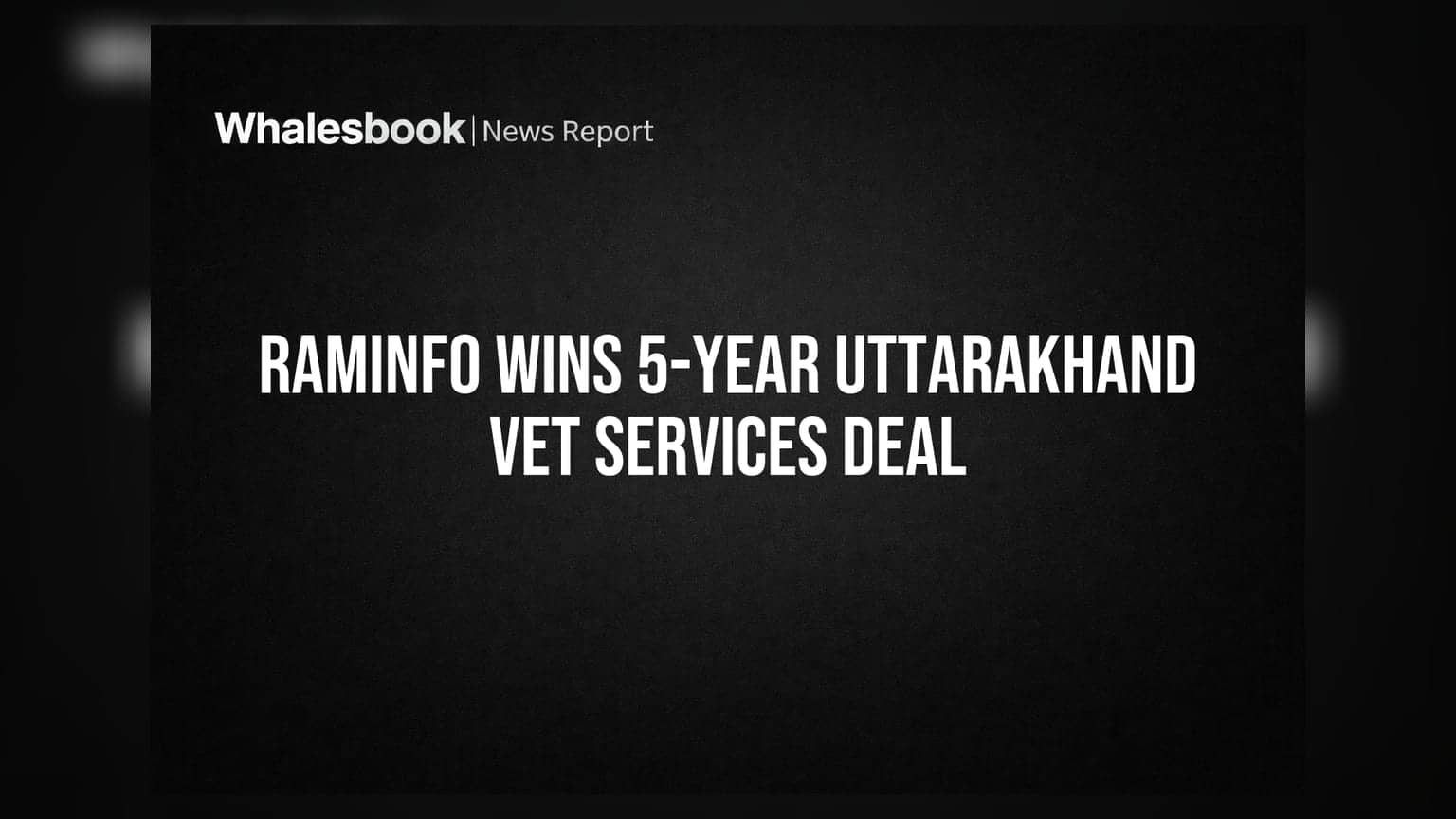 Raminfo Ltd को उत्तराखंड से ₹39.15 करोड़ का बड़ा कांट्रैक्ट, पशुपालन सेवाओं में मजबूती