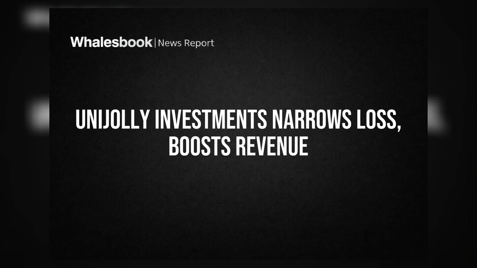Unijolly Investments: कंपनीने तोटा कमी केला, रेव्हेन्यूत मोठी वाढ!