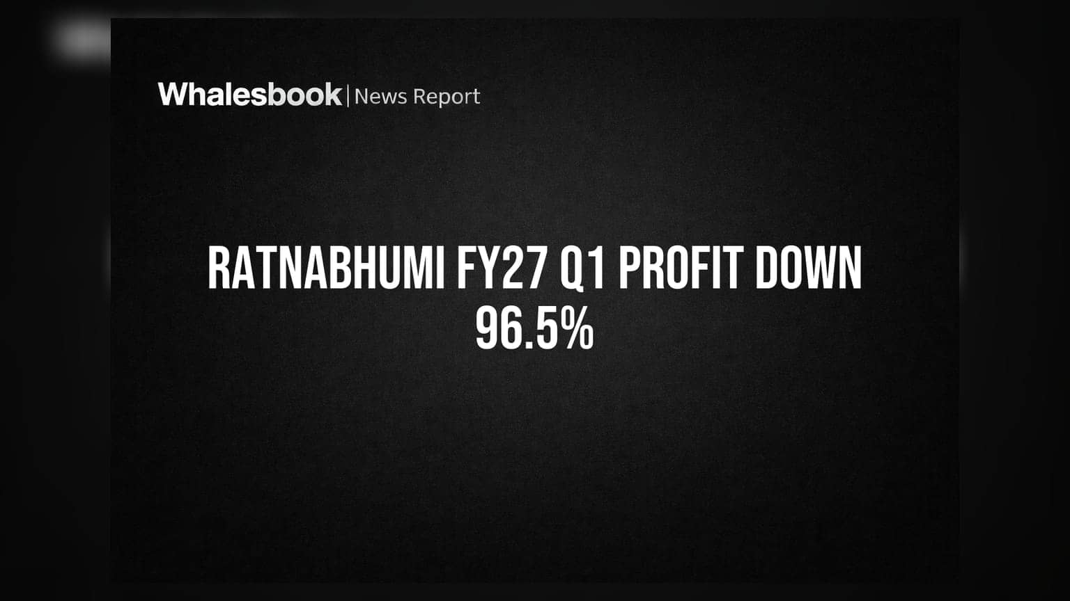Ratnabhumi Developers: नफ्यात तब्बल **96.5%** घट, गुंतवणूकदारांच्या चिंतेत वाढ