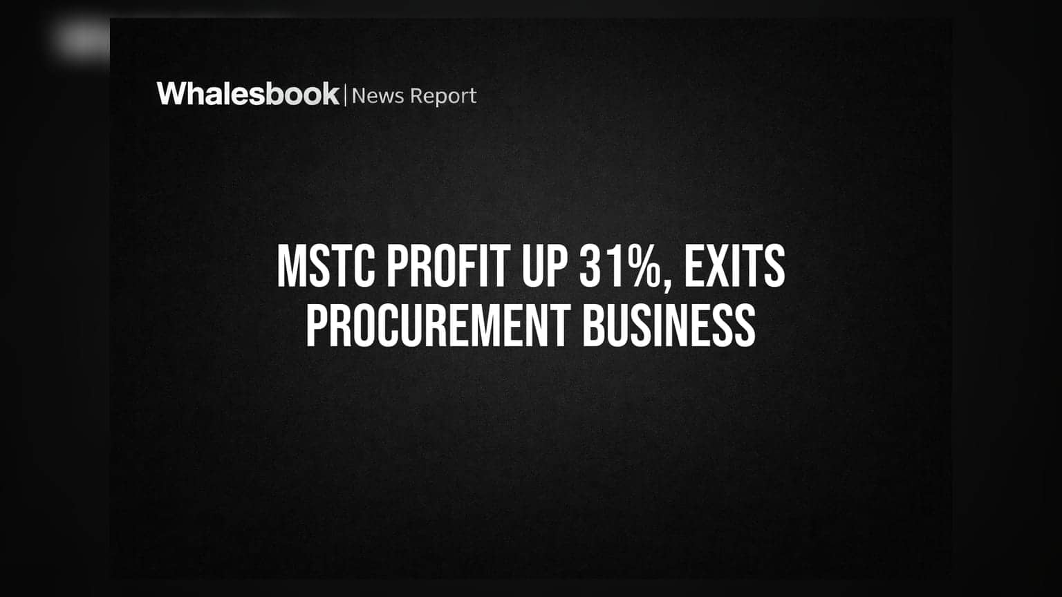 MSTC Ltd షేర్ దూసుకుపోతోంది! Q1 లాభాల్లో **31%** జంప్.. సేకరణ వ్యాపారం బంద్