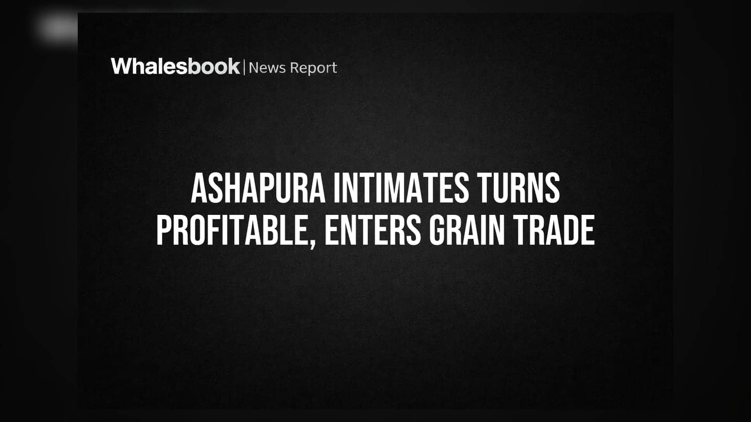 Ashapura Intimates Fashion: Q1 FY27 ਵਿੱਚ ਮੁਨਾਫਾ, ਹੁਣ ਅਨਾਜ ਵਪਾਰ ਵਿੱਚ ਵੀ ਕਦਮ ਰੱਖਿਆ