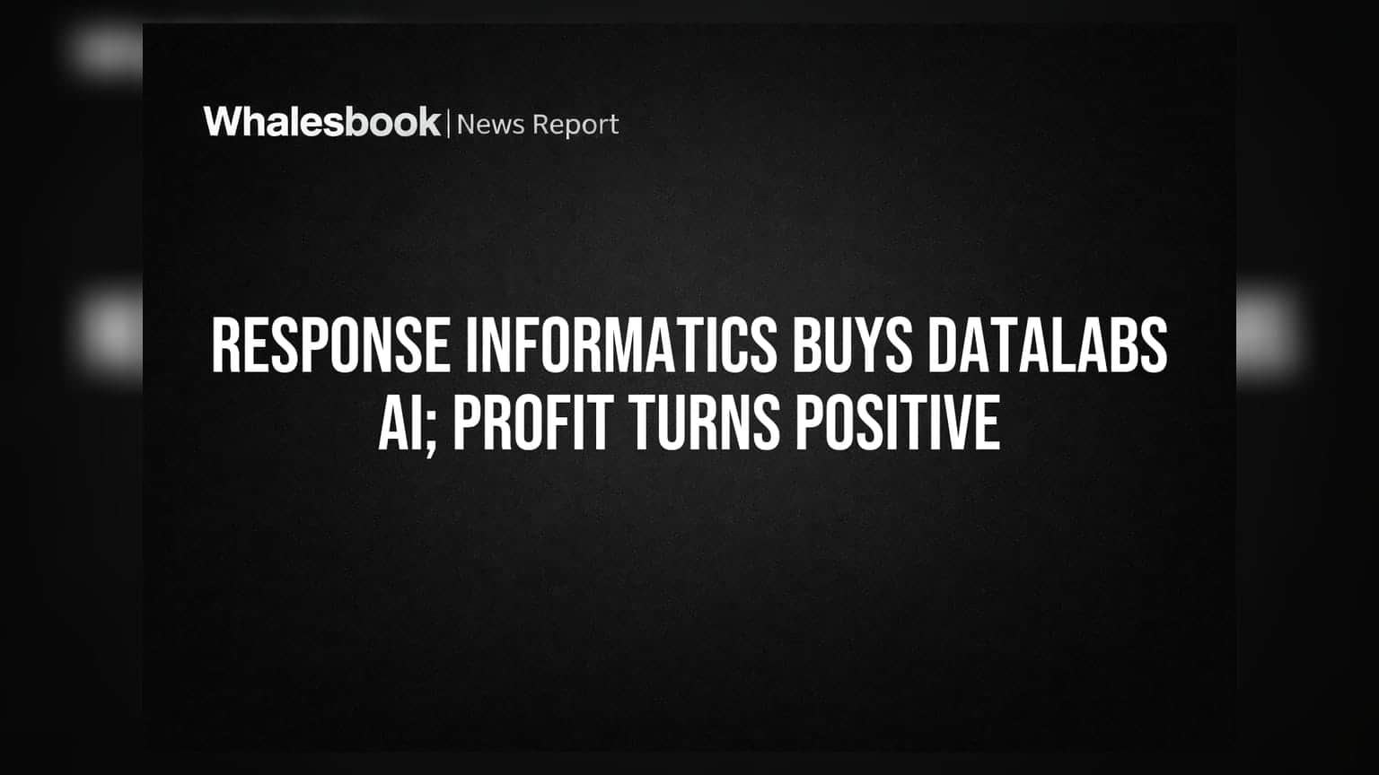 Response Informatics to acquire remaining stake in Datalabs AI; consolidated profit turns positive