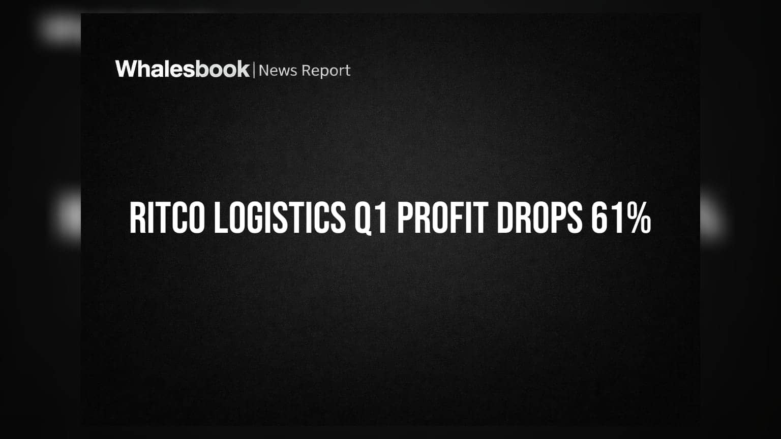 Ritco Logistics Q1 FY27 Consolidated Profit Down 61% to Rs 3.47 Crore