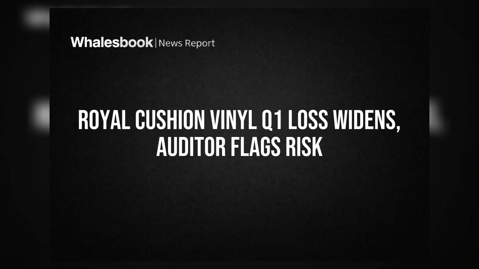 Royal Cushion Vinyl: ਘਾਟਾ ਵਧਿਆ, ਆਡਿਟਰ ਨੇ ਚੁੱਕੇ ਗੰਭੀਰ ਸਵਾਲ, ਸ਼ੇਅਰ ਹੋ ਸਕਦਾ ਕਮਜ਼ੋਰ!