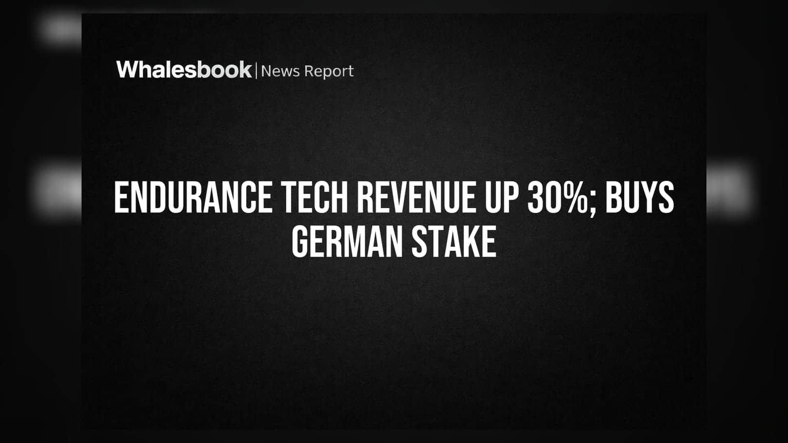 Endurance Technologies Q1 FY27 Revenue Surges 30%; Acquires 8% in German Firms