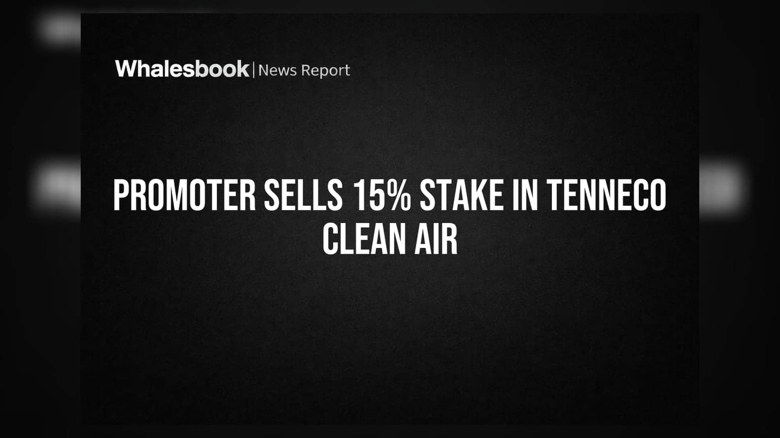 Tenneco Clean Air India Ltd Share Price: પ્રમોટર ગ્રુપે 15% હિસ્સો વેચ્યો, શું થશે અસર?