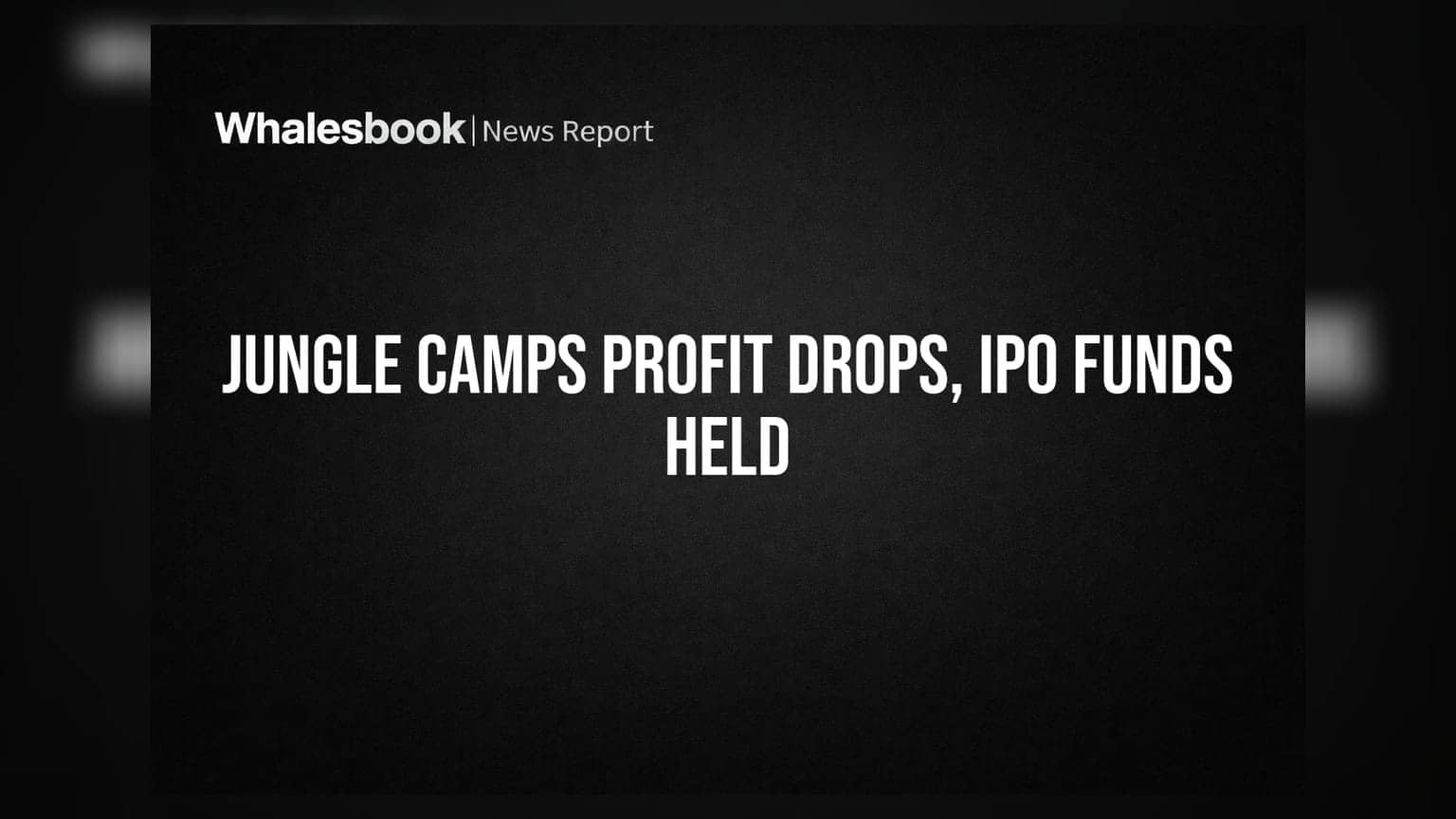 Jungle Camps India Ltd: లాభాల్లో భారీ పతనం.. IPO నిధులు ఇంకా ఖాళీ!