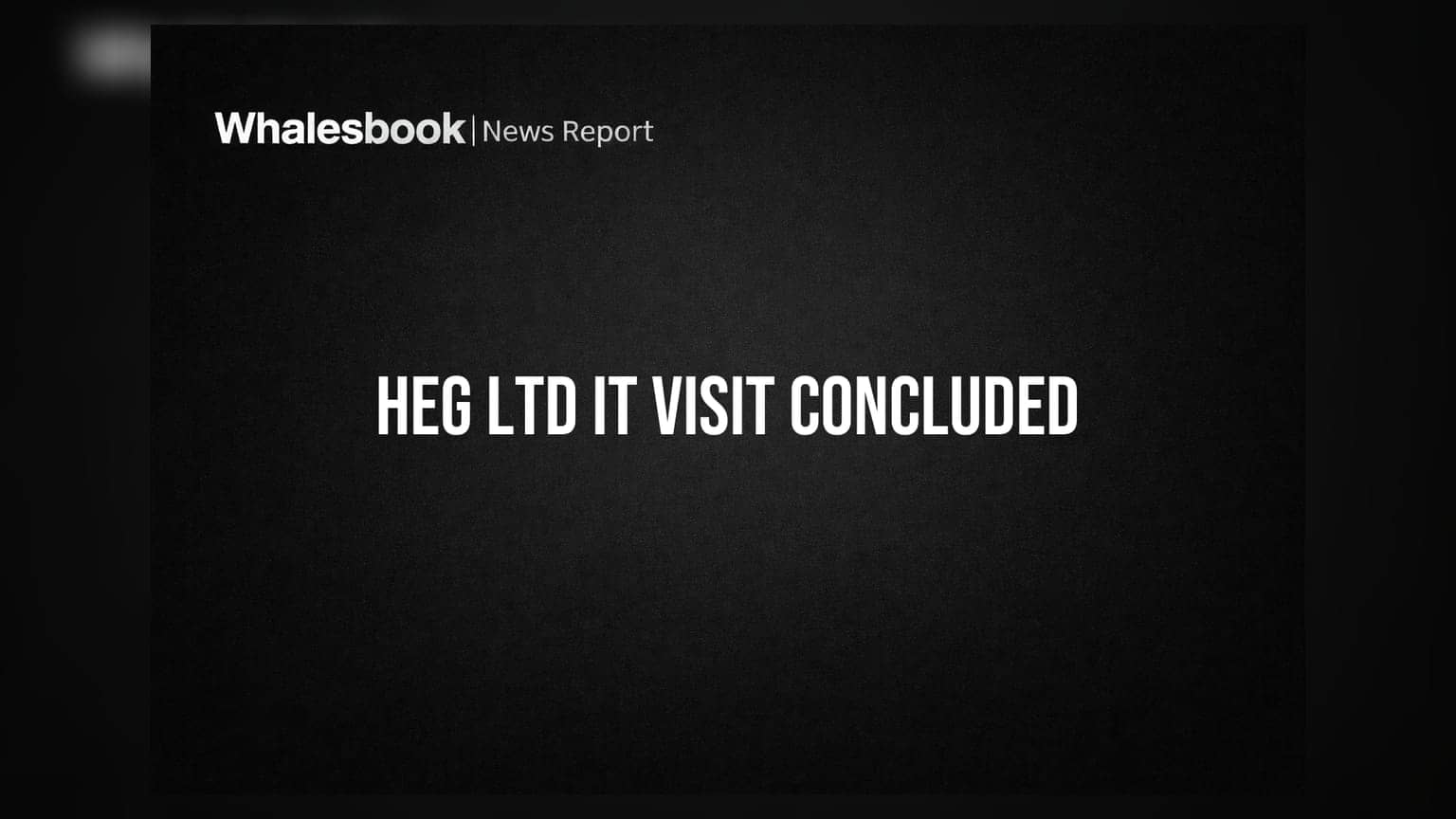 HEG Ltd Corporate Office Inspected by Income Tax Department; Visit Concluded