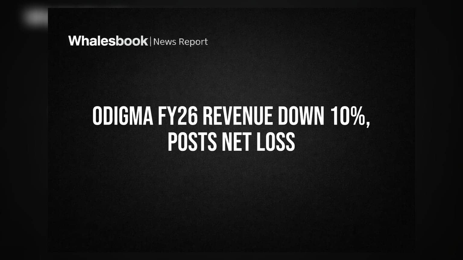 Odigma Consultancy Reports 10.34% Revenue Drop, Posts Loss in FY26