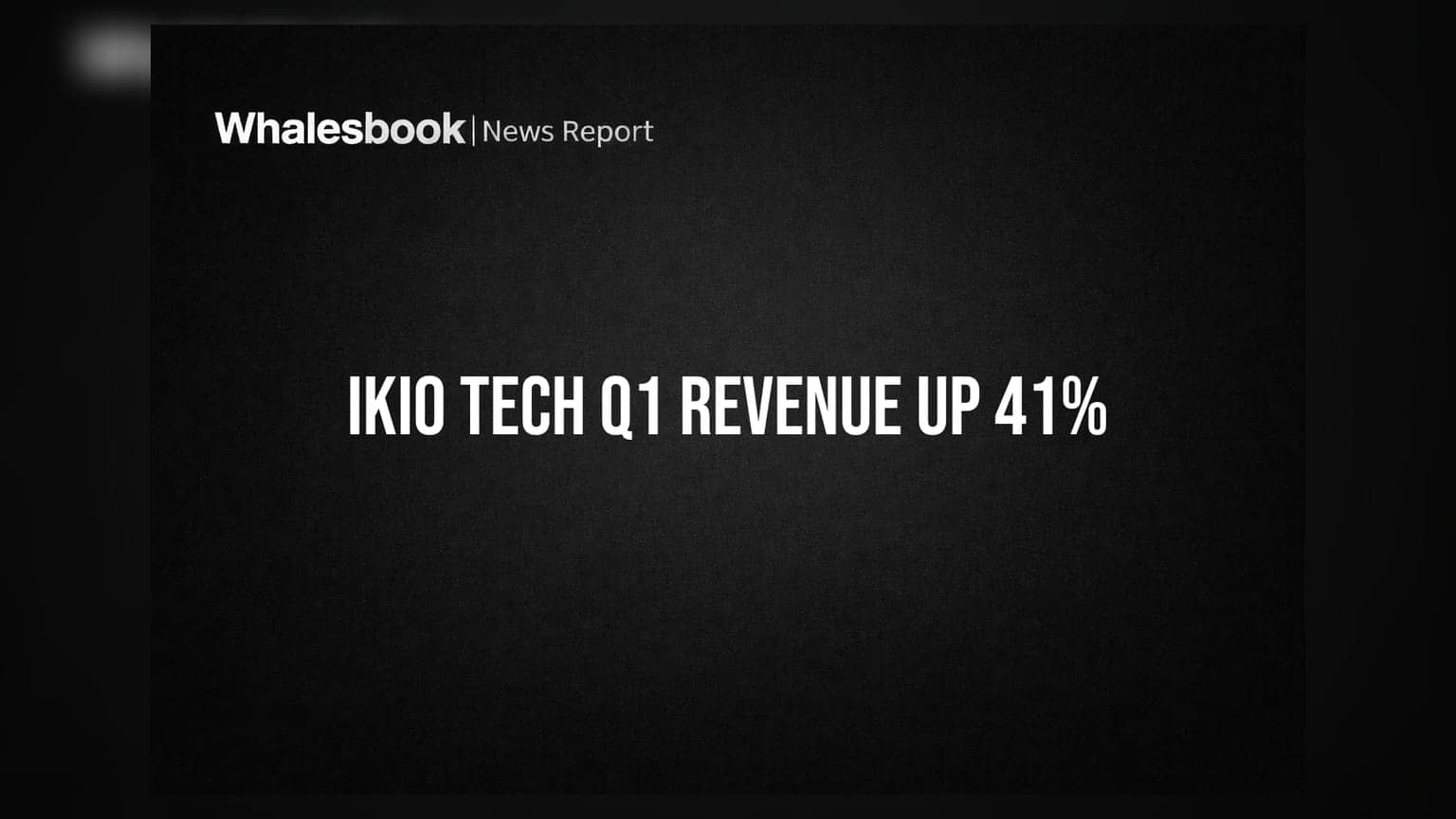 IKIO టెక్నాలజీస్ Q1 FY27: ఆదాయం **41%** దూసుకుపోయింది, ₹169 కోట్లకు చేరింది!