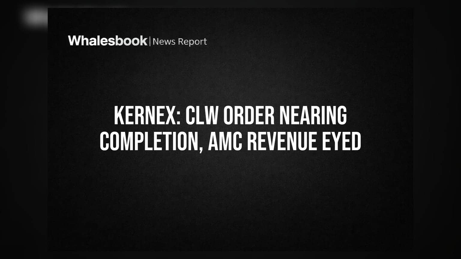 Kernex Microsystems to complete CLW-II order by Nov 2026; expects AMC revenue