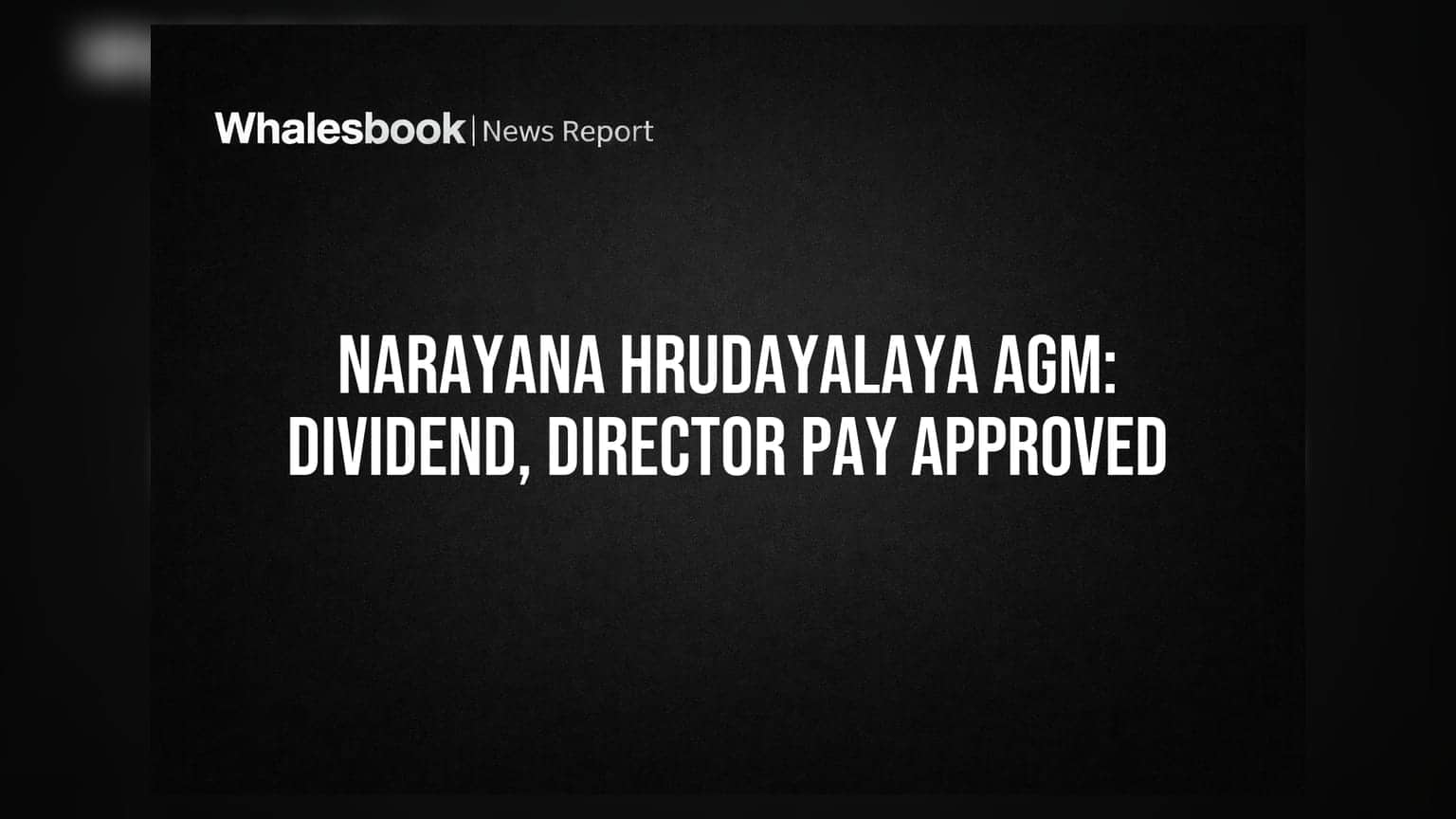 Narayana Hrudayalaya shareholders approve Rs 4.50 dividend, director pay
