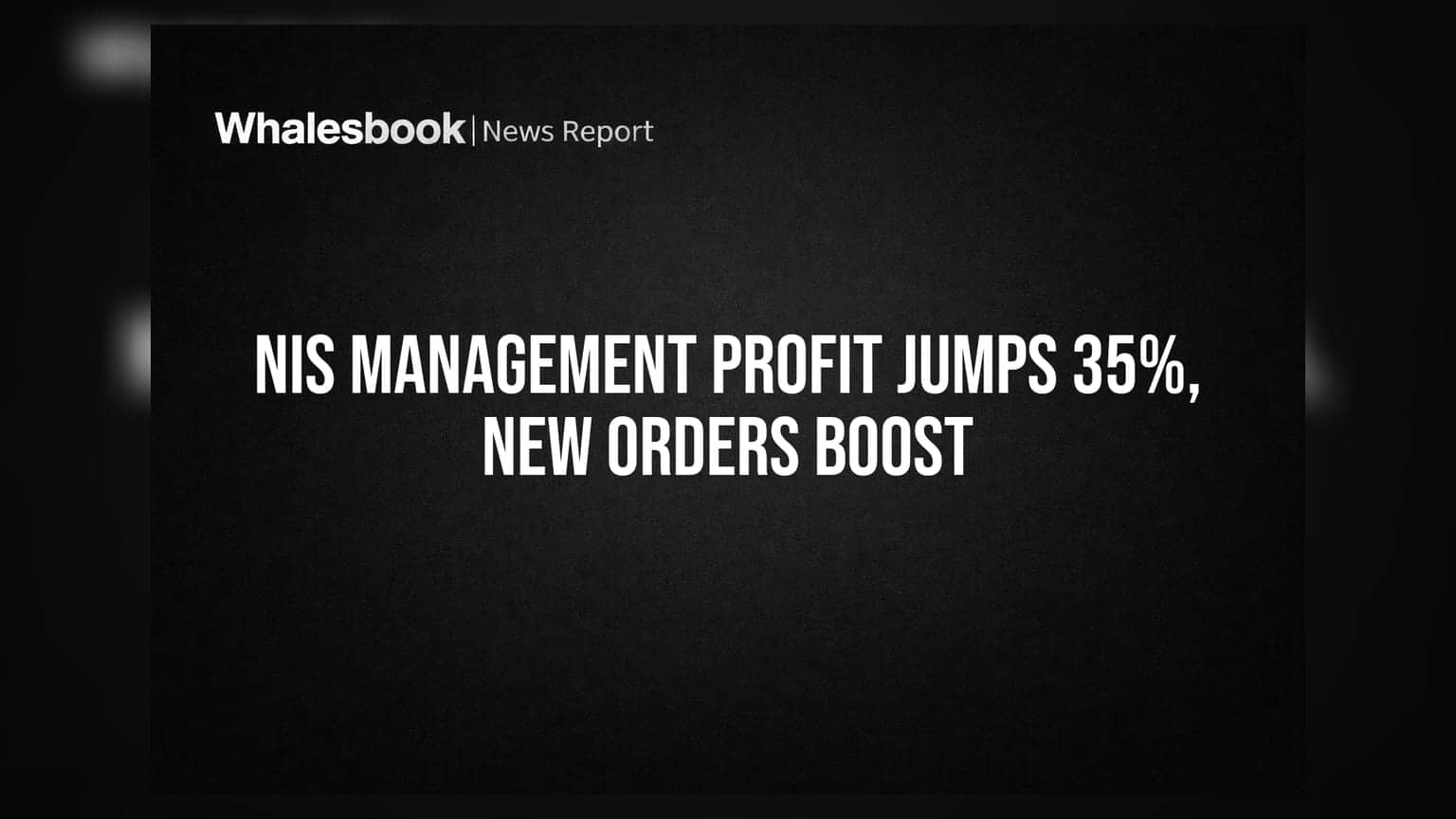 NIS Management Q1 FY27 Profit Up 35% to ₹6.40 Cr; New Orders Worth ₹47.65 Cr Secured
