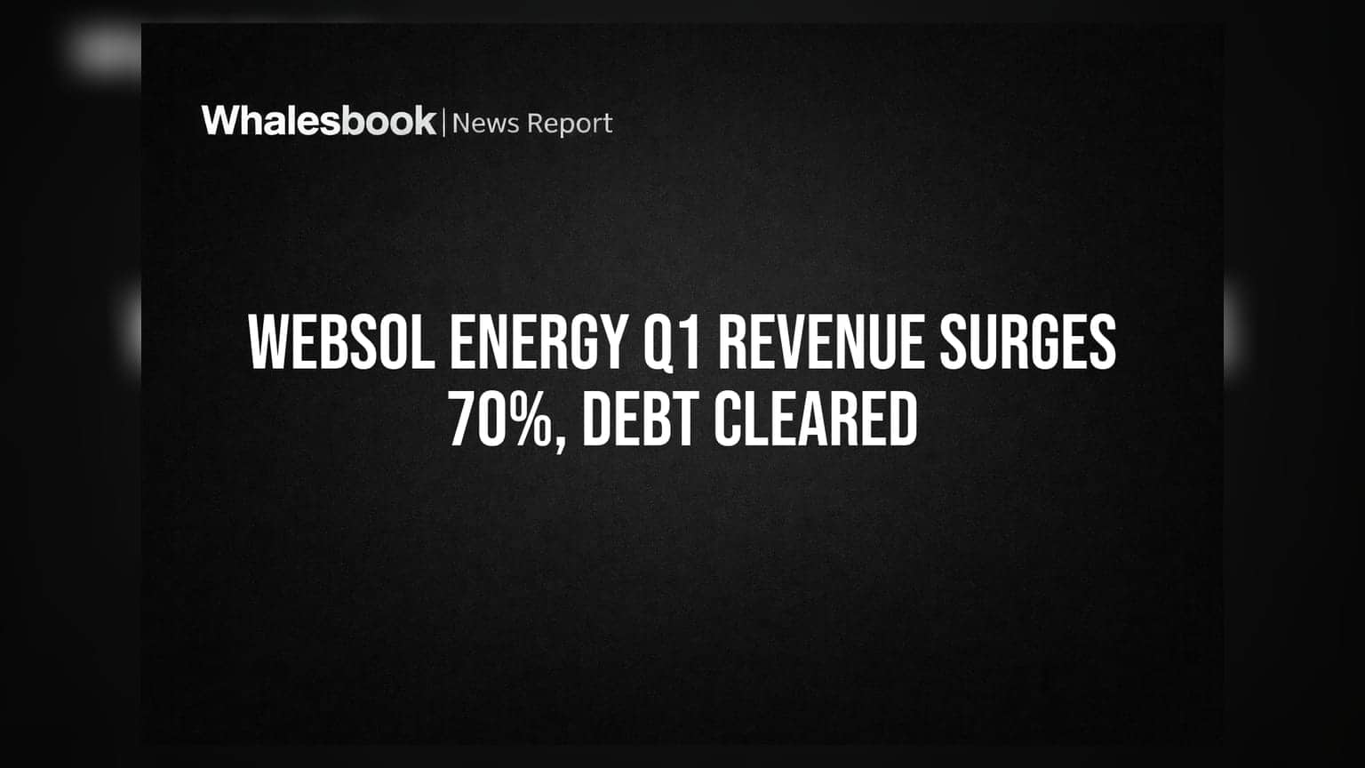 Websol Energy: ડબલ ખુશખબરી! રેવન્યુમાં **70%** નો જંગી ઉછાળો, **₹110 કરોડ** ની લોન ચૂકવી