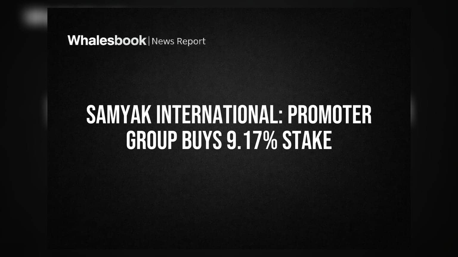 Virendra Capital Markets acquires 9.17% stake in Samyak International via preferential allotment