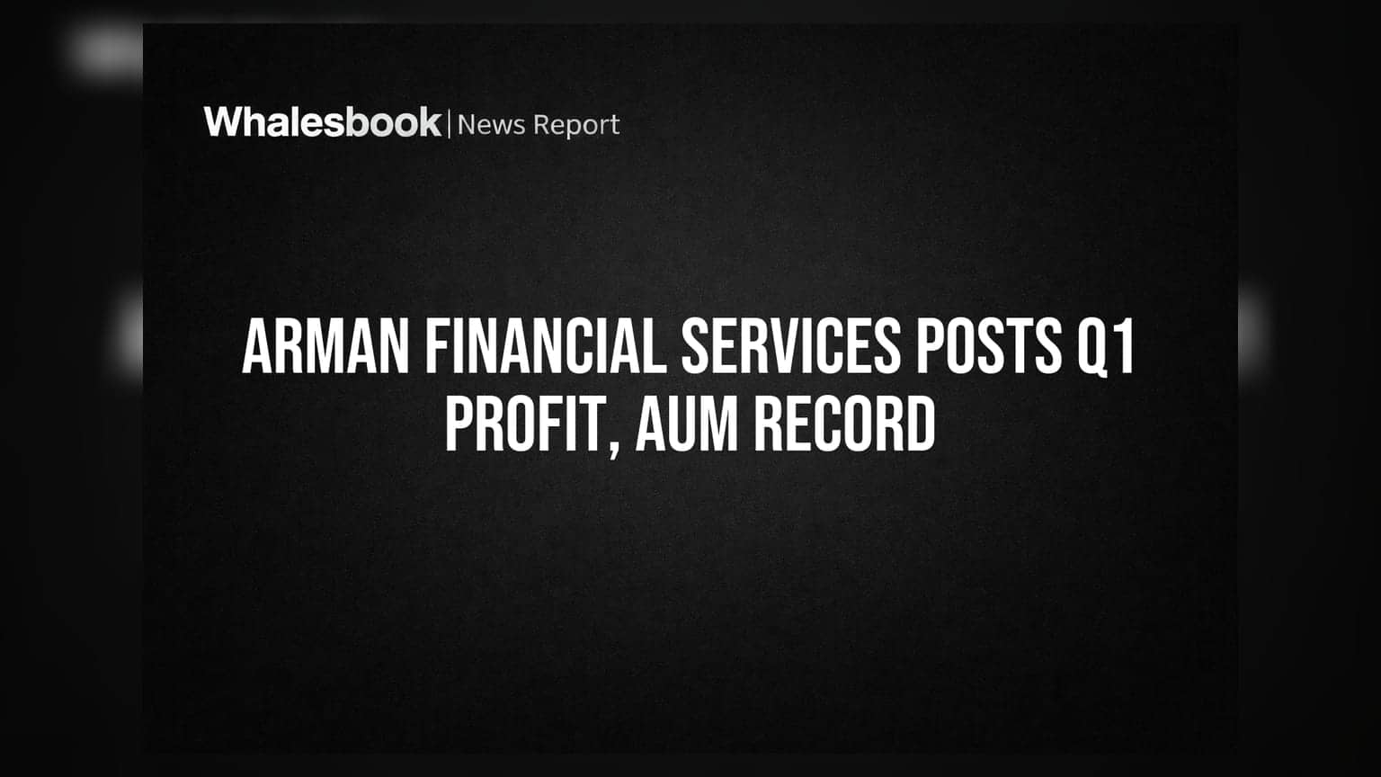 Arman Financial Services: Q1 FY27 માં ₹45 કરોડનો ચોખ્ખો નફો, AUM રેકોર્ડ સ્તરે!