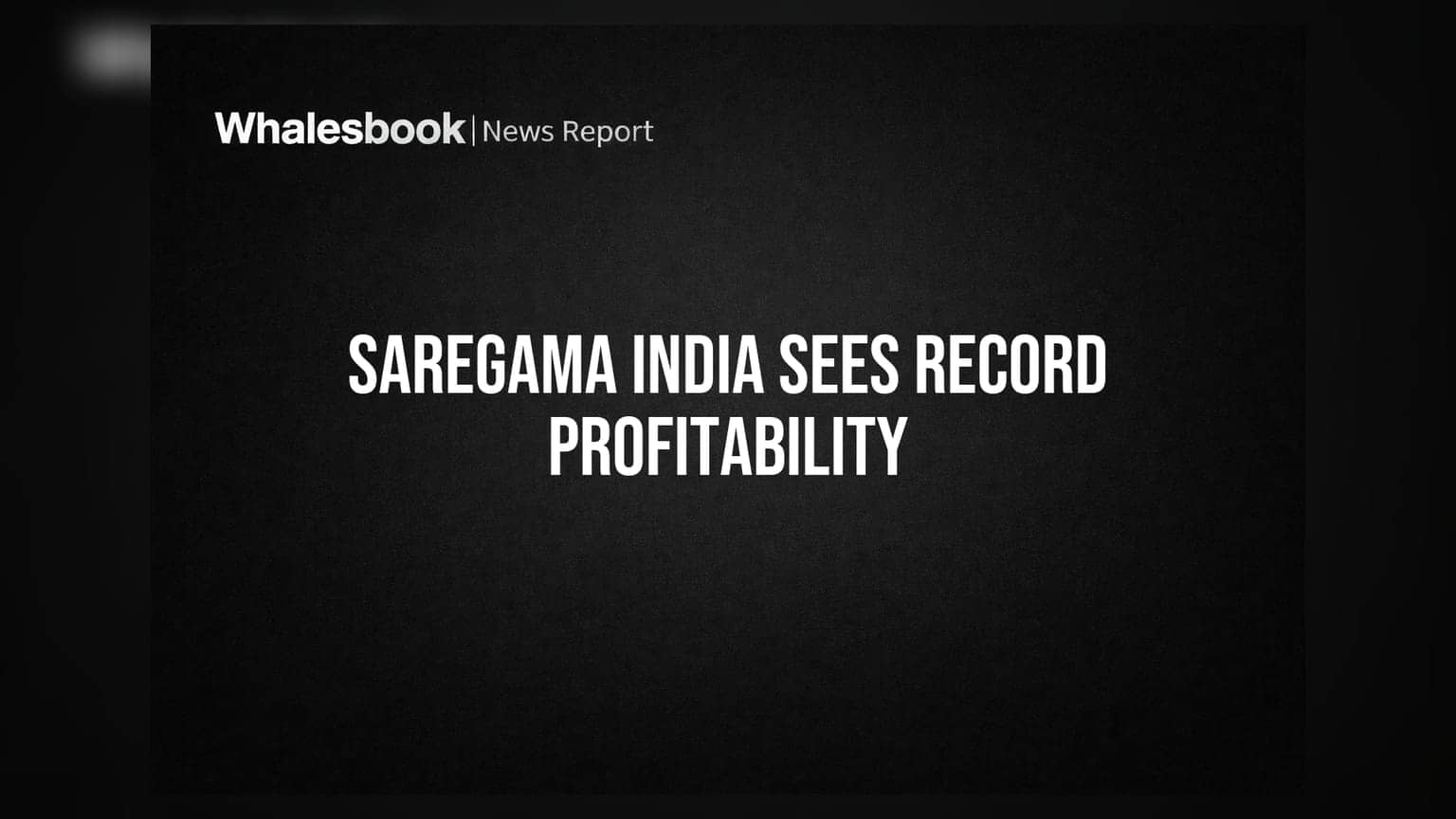 Saregama India: रेकॉर्ड EBITDA! पण महसुलात घट, नेमकं काय घडलं?