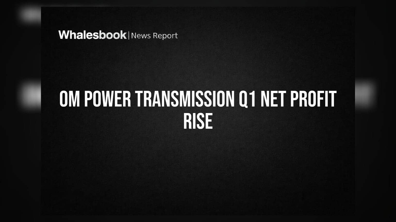 Om Power Transmission Q1 Net Profit Grows 26% to Rs 10.52 Crore