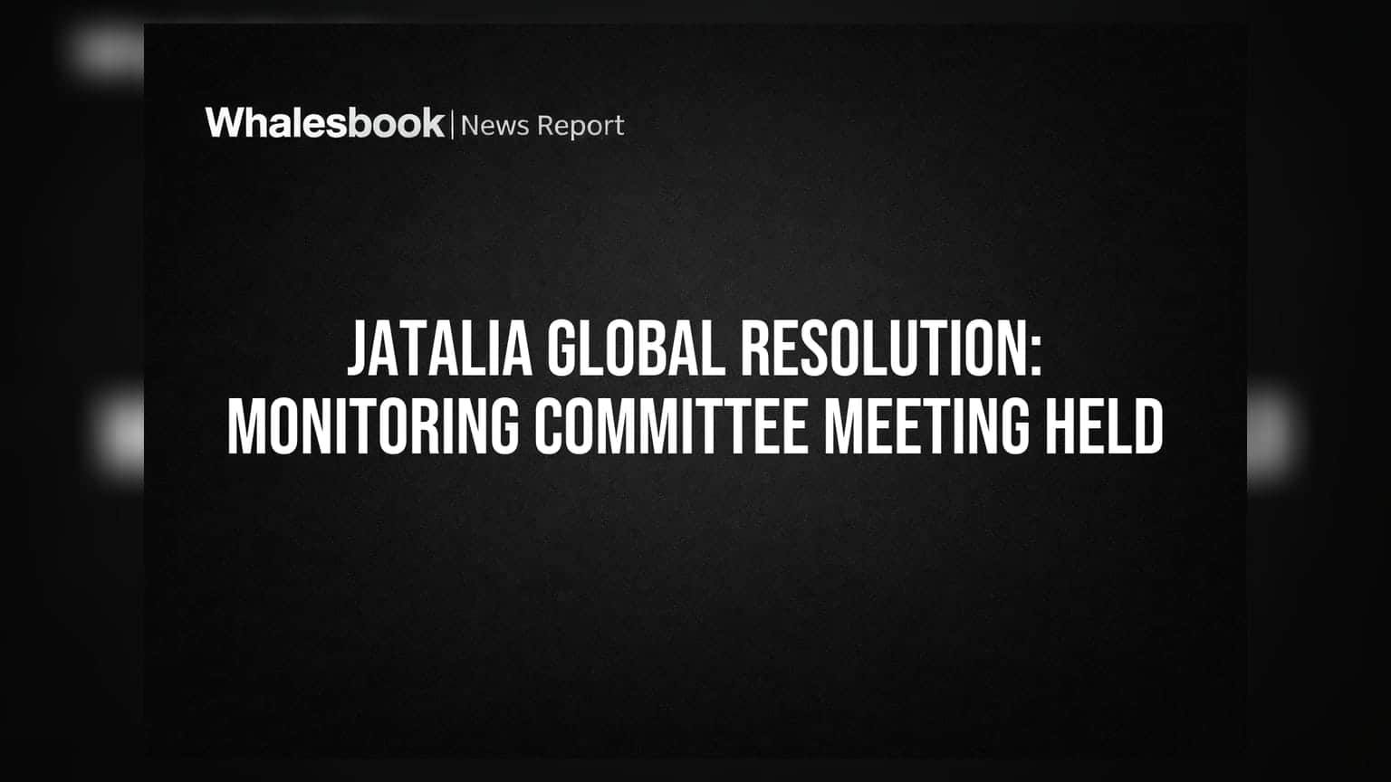 Jatalia Global Ventures: ઈન્સોલ્વન્સી રિઝોલ્યુશન પ્રક્રિયામાં મહત્વનું પગલું, મોનિટરિંગ કમિટીએ સંભાળી કમાન