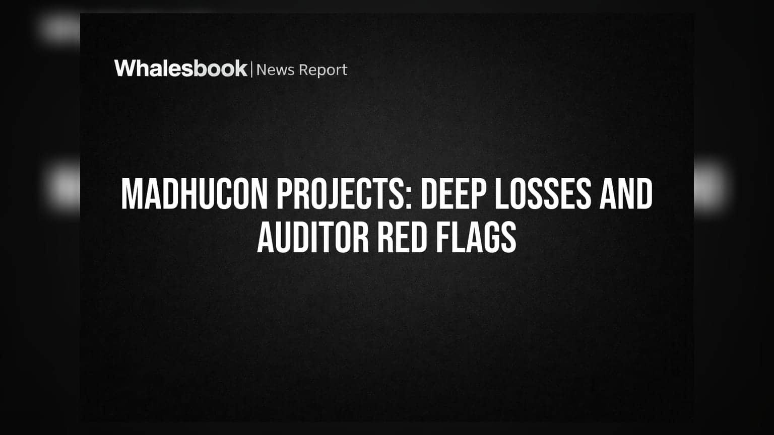 Madhucon Projects: गुंतवणूकदारांच्या चिंतेत वाढ! कंपनीला **४६९ कोटींचा** तोटा आणि ऑडीटरचा इशारा
