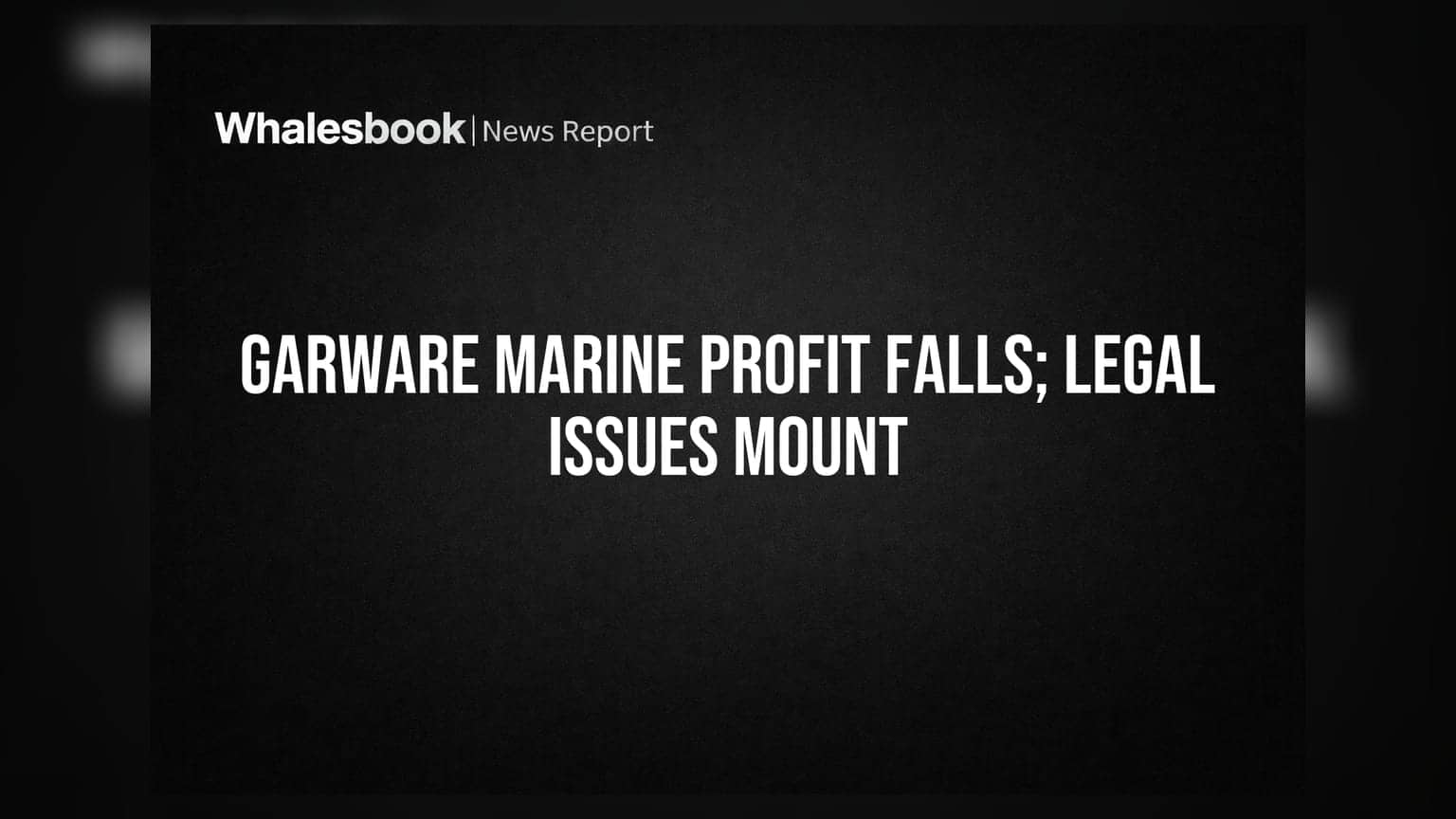 Garware Marine Industries: નફામાં **65%** નો મોટો કડાકો, કંપની કાનૂની વિવાદોમાં ફસાઈ