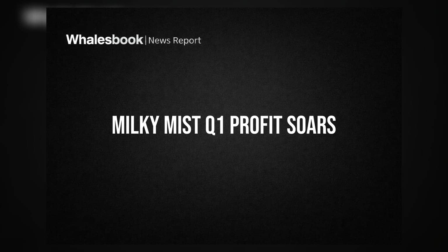 Milky Mist Dairy Q1 Profit Jumps to Rs 64.68 Crore