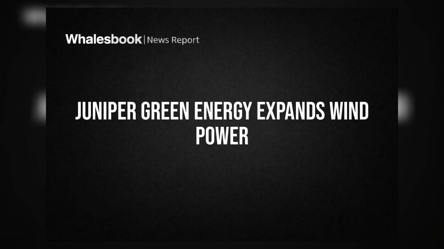 Juniper Green Energy: विंड पावर कैपेसिटी में हुआ इजाफा, **12.40 MW** की नई क्षमता शुरू