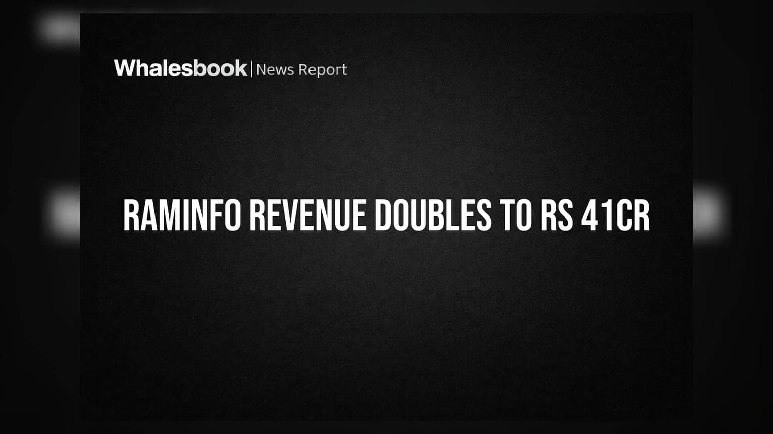 Raminfo Q4 Results: Revenue Doubles to Rs 41 Crore, Wins Rs 474Cr Project
