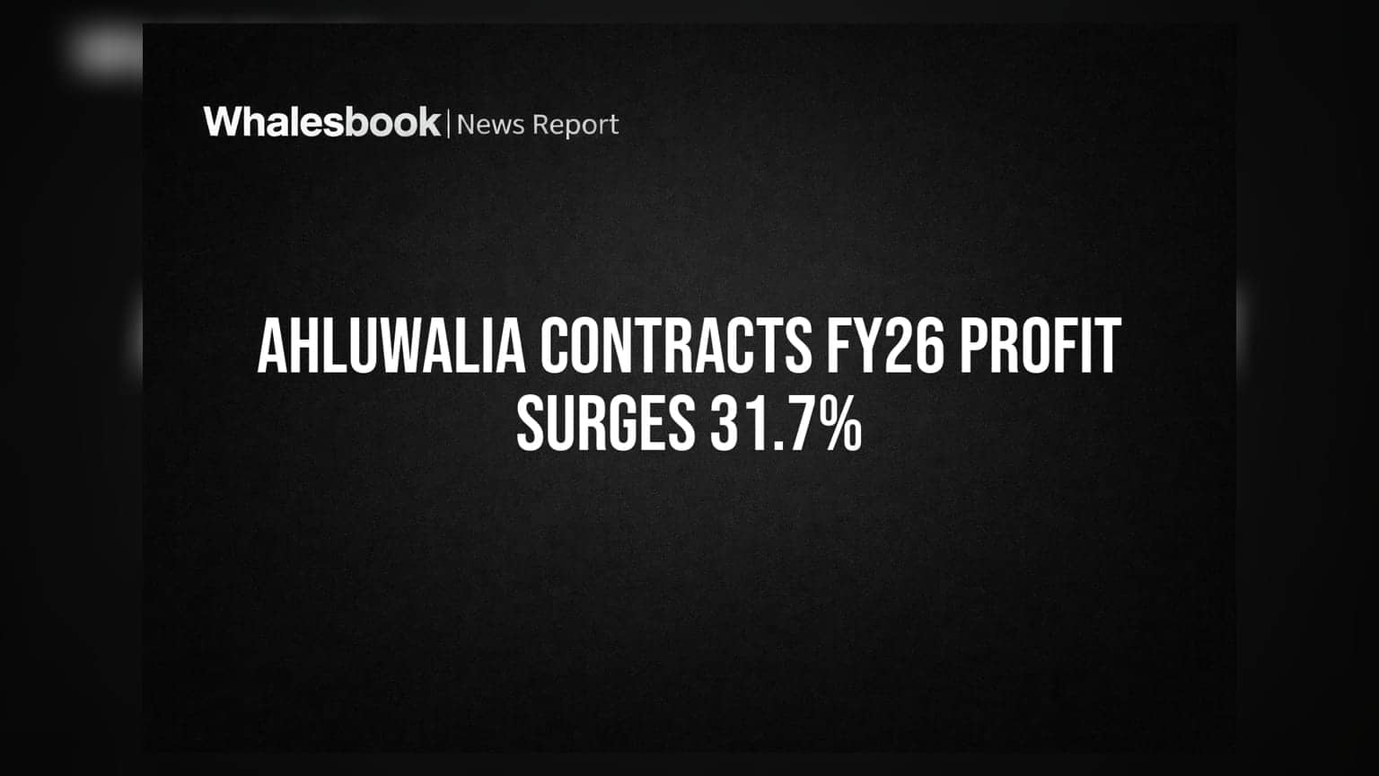 Ahluwalia Contracts: FY26 માં કંપનીનો દમદાર દેખાવ, પ્રોફિટમાં **31.7%** નો ઉછાળો