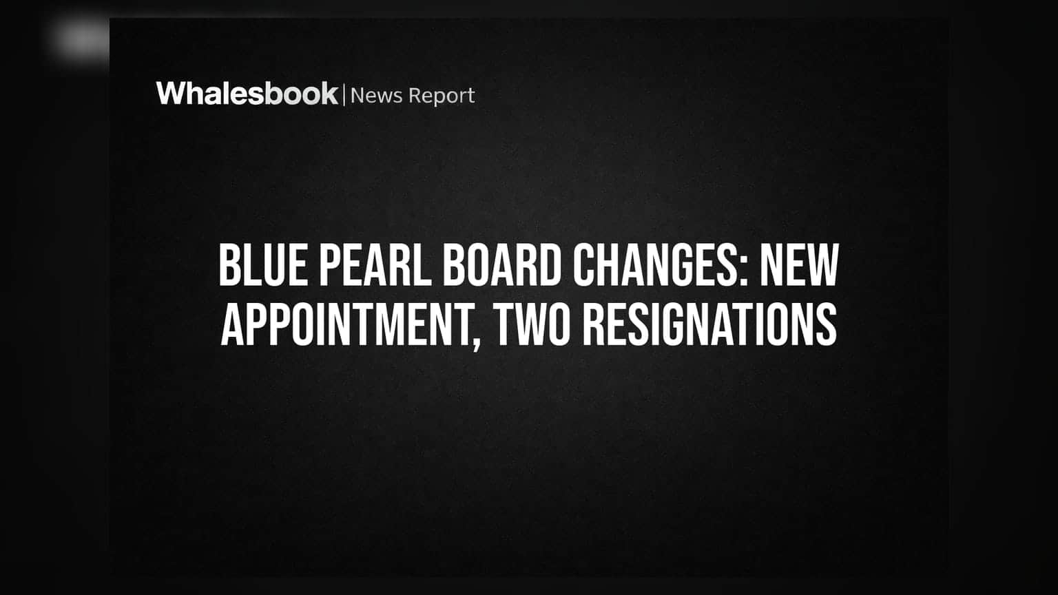 Blue Pearl Agriventures Appoints New Director Amid Dual Independent Board Resignations