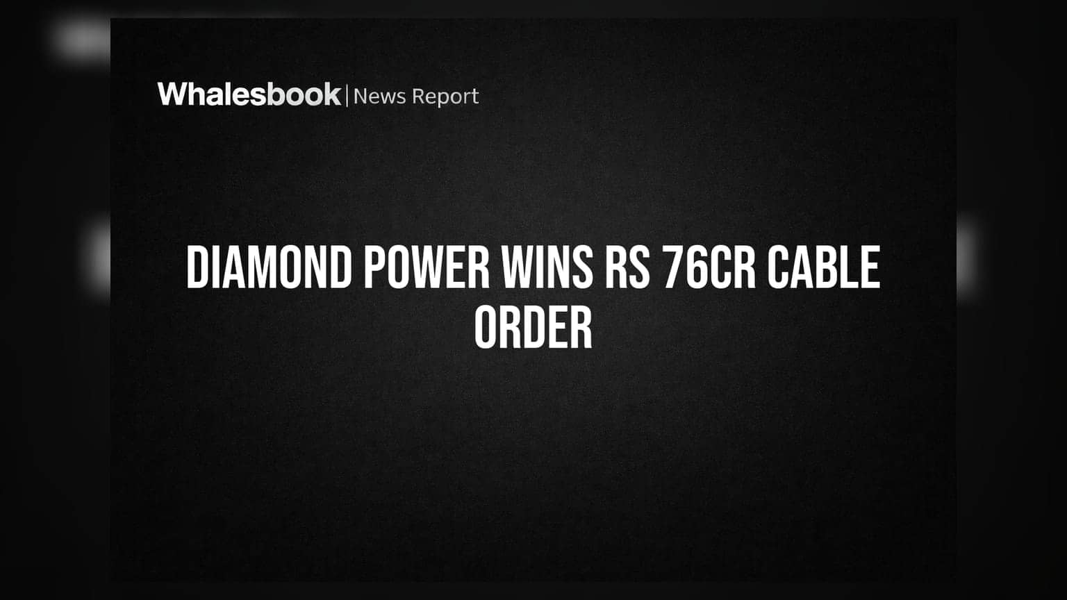 Diamond Power Infrastructure ને મળી મોટી સફળતા, ગુજરાતમાં મળ્યો **₹76 કરોડ** નો EHV કેબલ ઓર્ડર