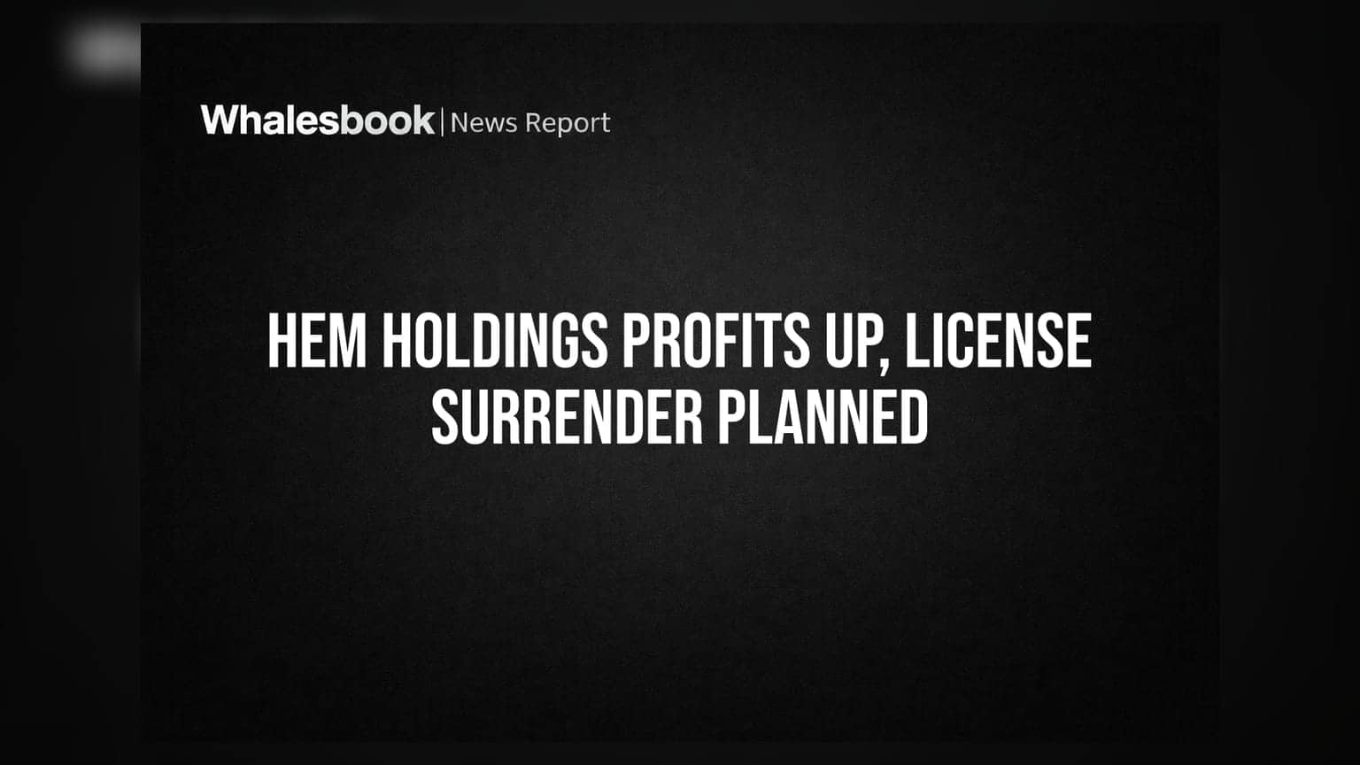 Hem Holdings Reports Rs 0.61 Crore Profit, Plans NBFC License Surrender