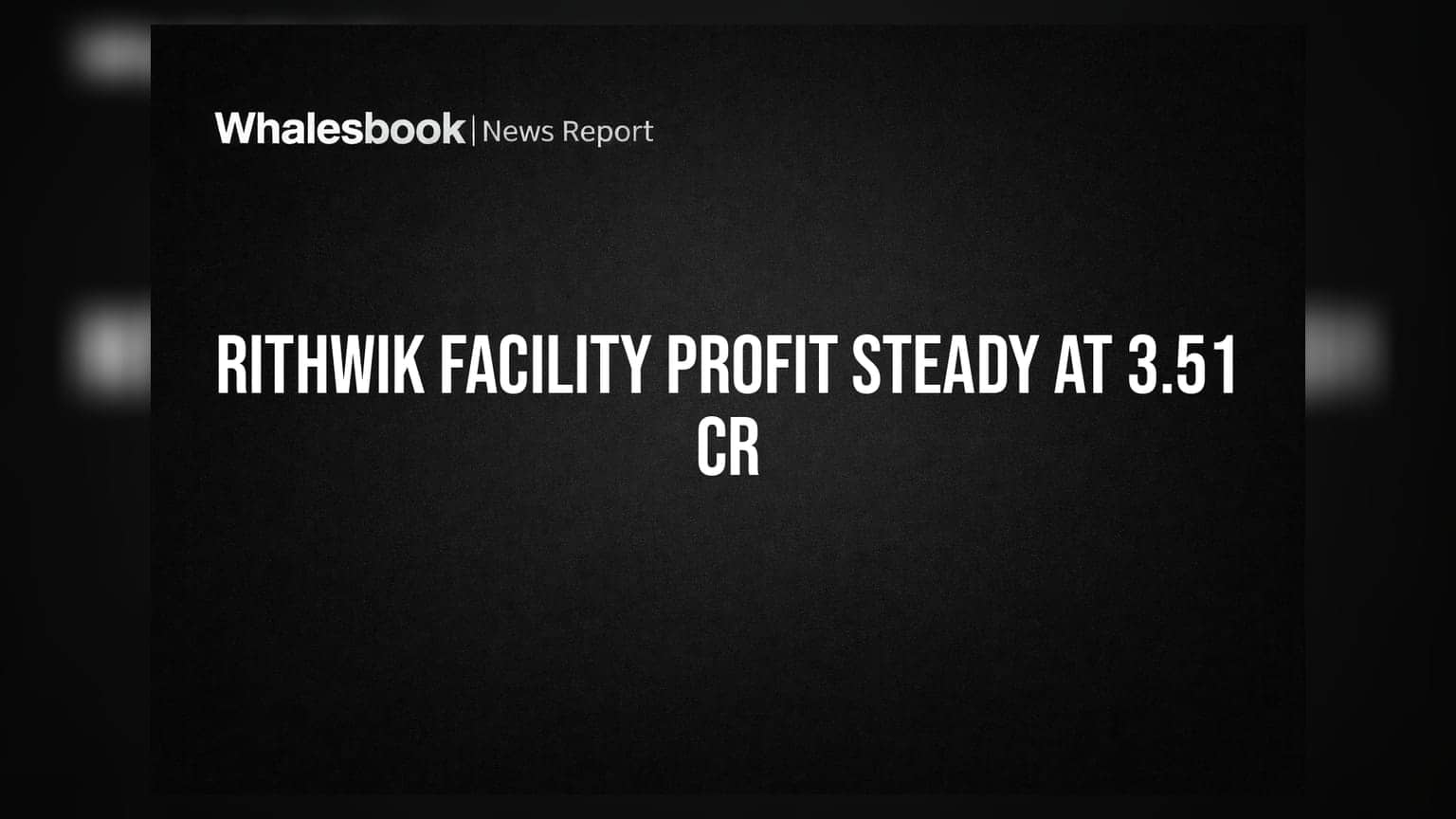 Rithwik Facility Management FY26 Net Profit Steady at Rs 3.51 Crore