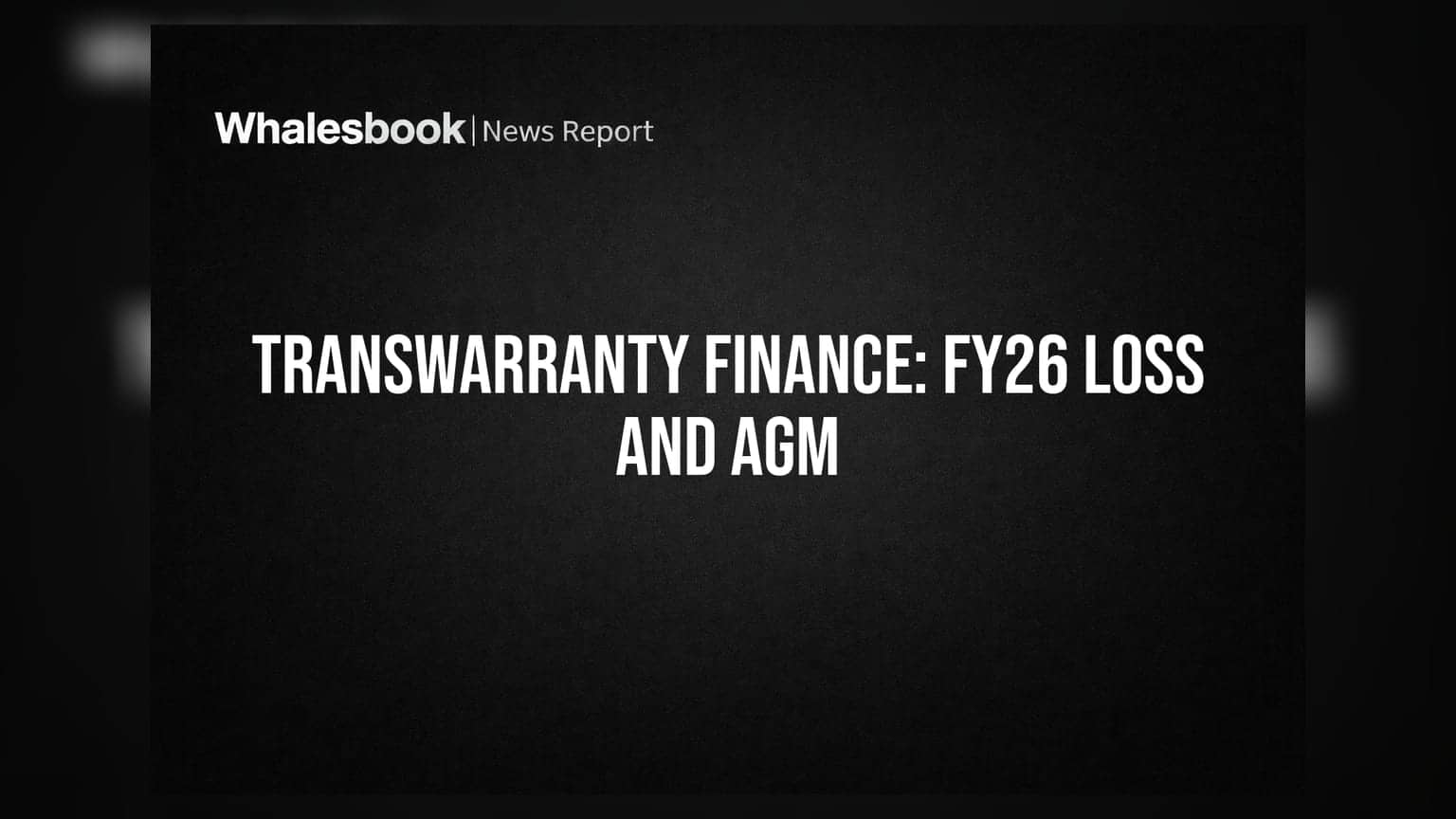 Transwarranty Finance: லாபத்திலிருந்து நஷ்டத்திற்கு சரிவு! AGM-ல் அதிரடி நிதி திரட்ட திட்டம்