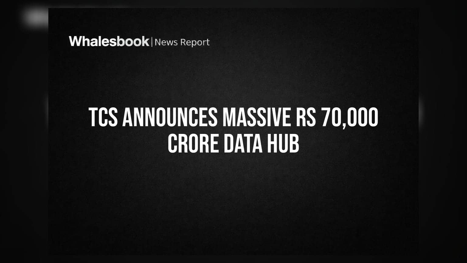 TCS Subsidiary Plans Rs 70,000 Crore AI Data Center in Hyderabad