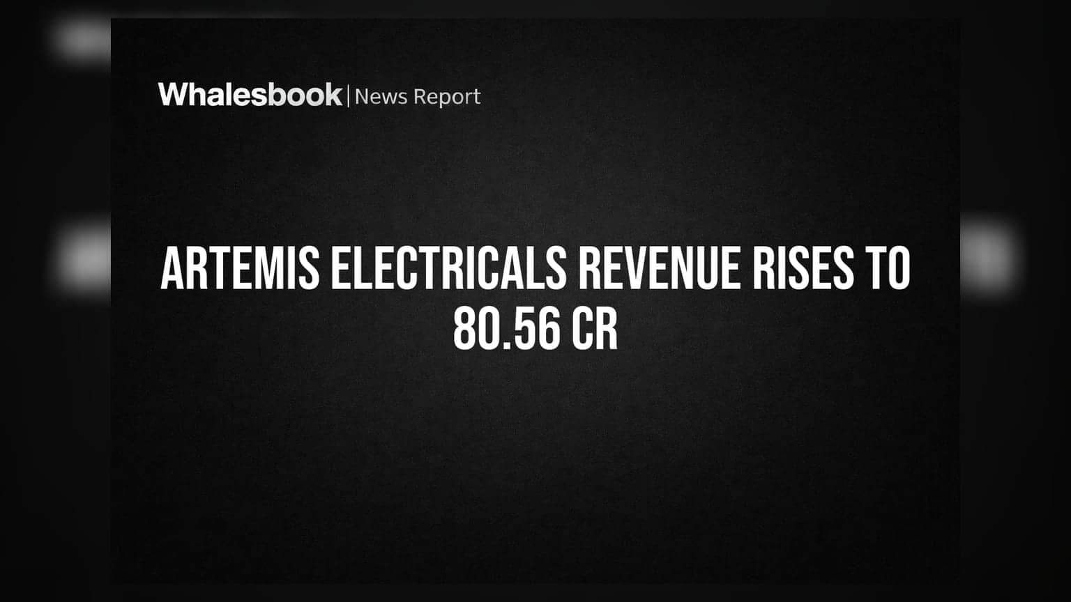 Artemis Electricals Reports Revenue Growth; Auditor Notes Internal Control Concerns
