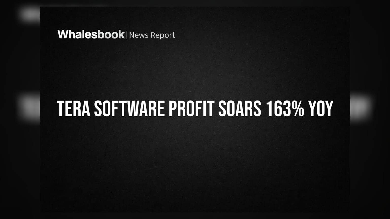 Tera Software: రికార్డ్ స్థాయిలో **163%** ప్రాఫిట్ జంప్.. భారీ ప్రాజెక్ట్ కైవసం