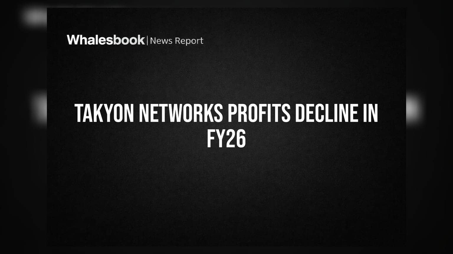 Takyon Networks FY26 Results: સપ્લાય ચેઈનની અડચણોને કારણે પ્રોફિટમાં ઘટાડો, જાણો શું છે સ્થિતિ