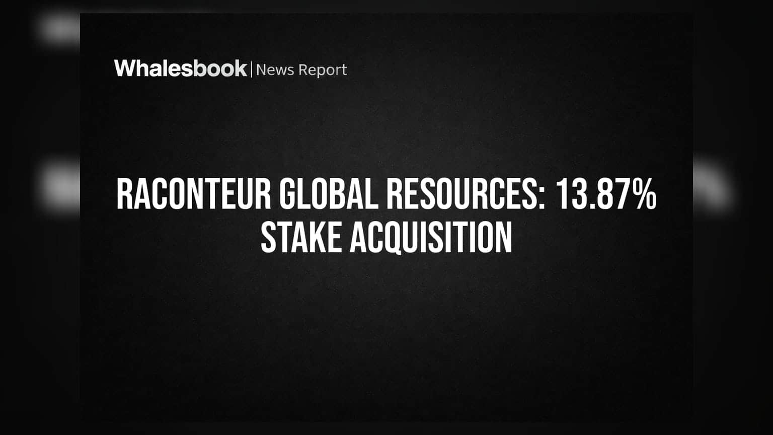 Raconteur Global Resources: Regency Digitradeને ફાળવ્યા **13.87%** શેર, જાણો શું છે નવી અપડેટ