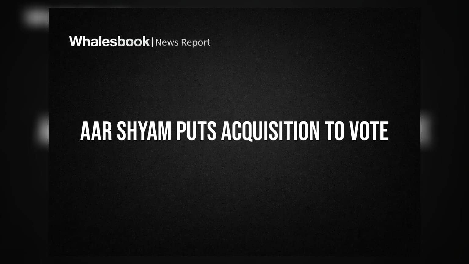 Aar Shyam AGM: SVR Electro की खरीदारी और बड़े बदलावों पर हुई वोटिंग, परिणामों का इंतजार