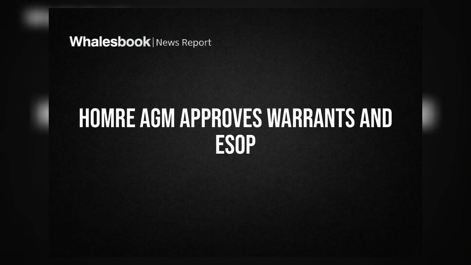 HOMRE Ltd AGM Approves 5.41 Crore Warrants and New ESOP Plan
