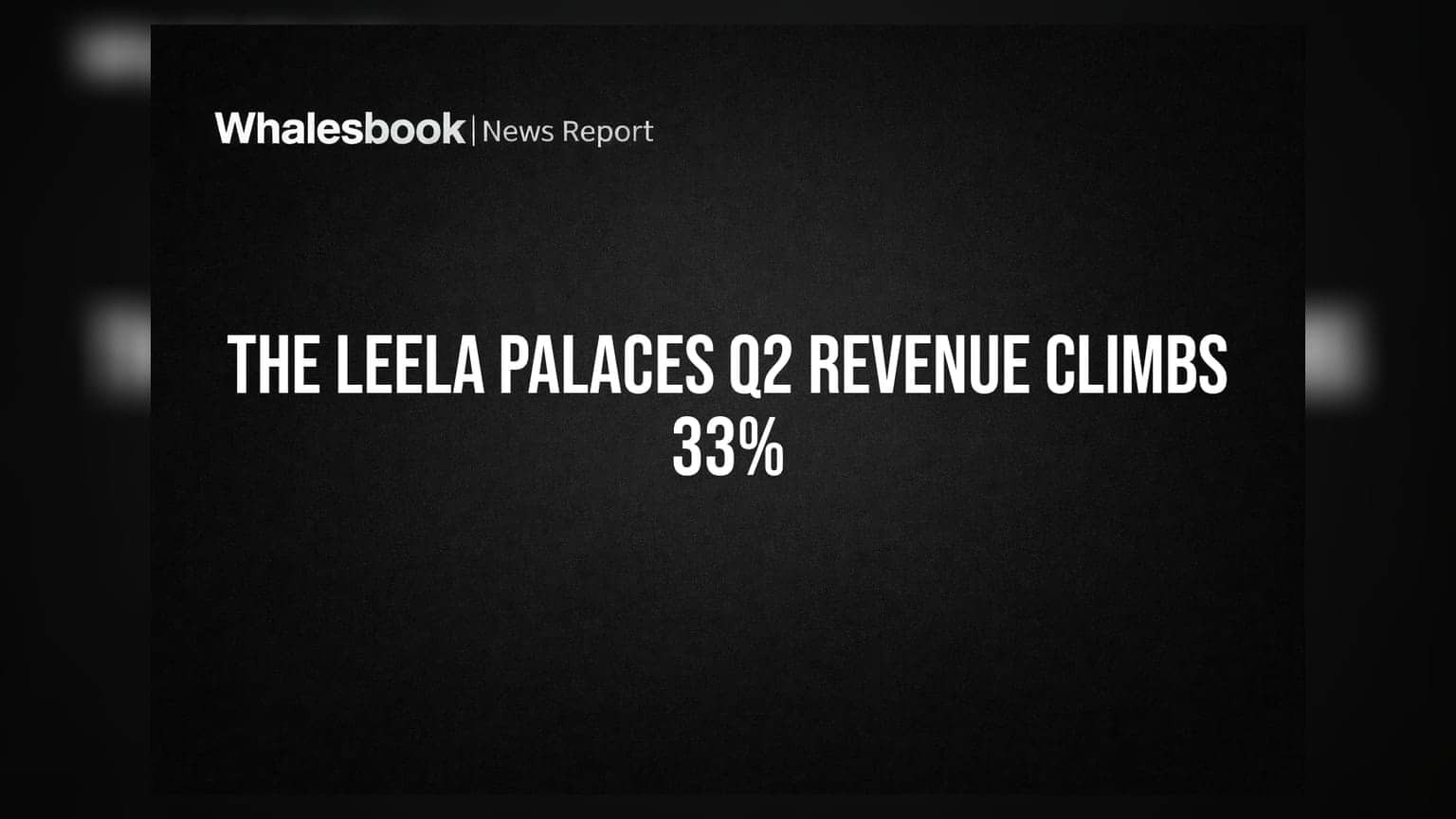 The Leela Palaces Q2 Profit Hits Rs 94.6 Cr, Revenue Jumps 33%