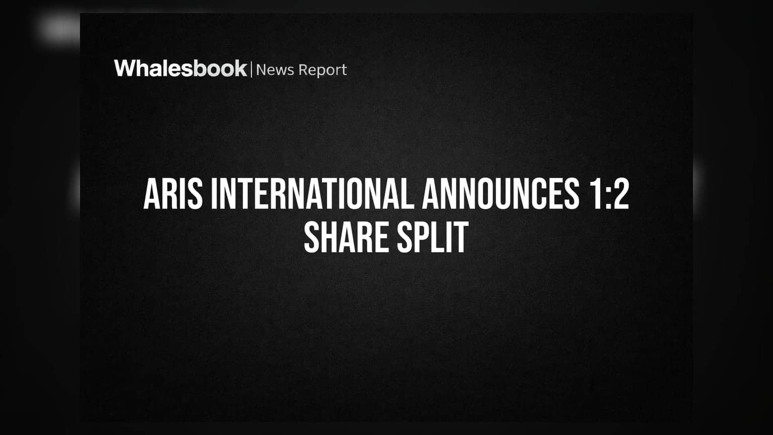 Aris International Approves Equity Share Split From Rs 10 To Rs 5