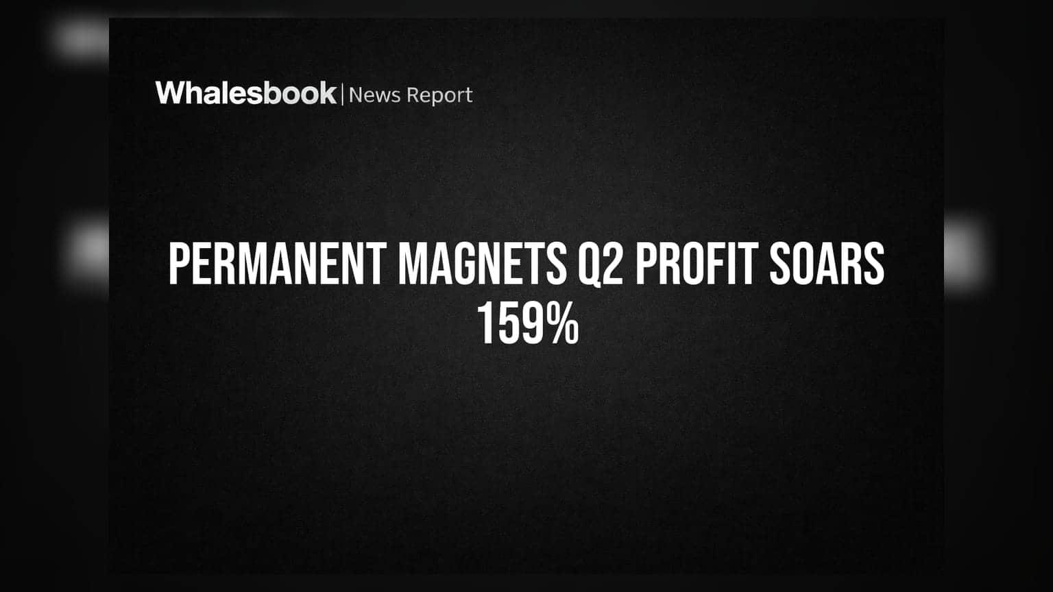 Permanent Magnets Q2 Revenue Jumps 49% As EV Demand Boosts Margins