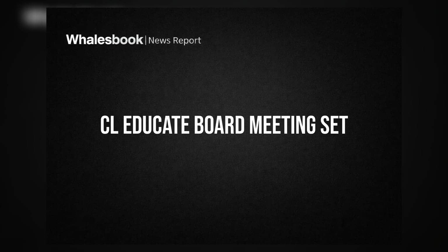 CL Educate: நவம்பர் 3-ல் முக்கிய போர்டு மீட்டிங்! க்யூ2 ரிசல்ட் மற்றும் நிதி திரட்டல் அறிவிப்பு