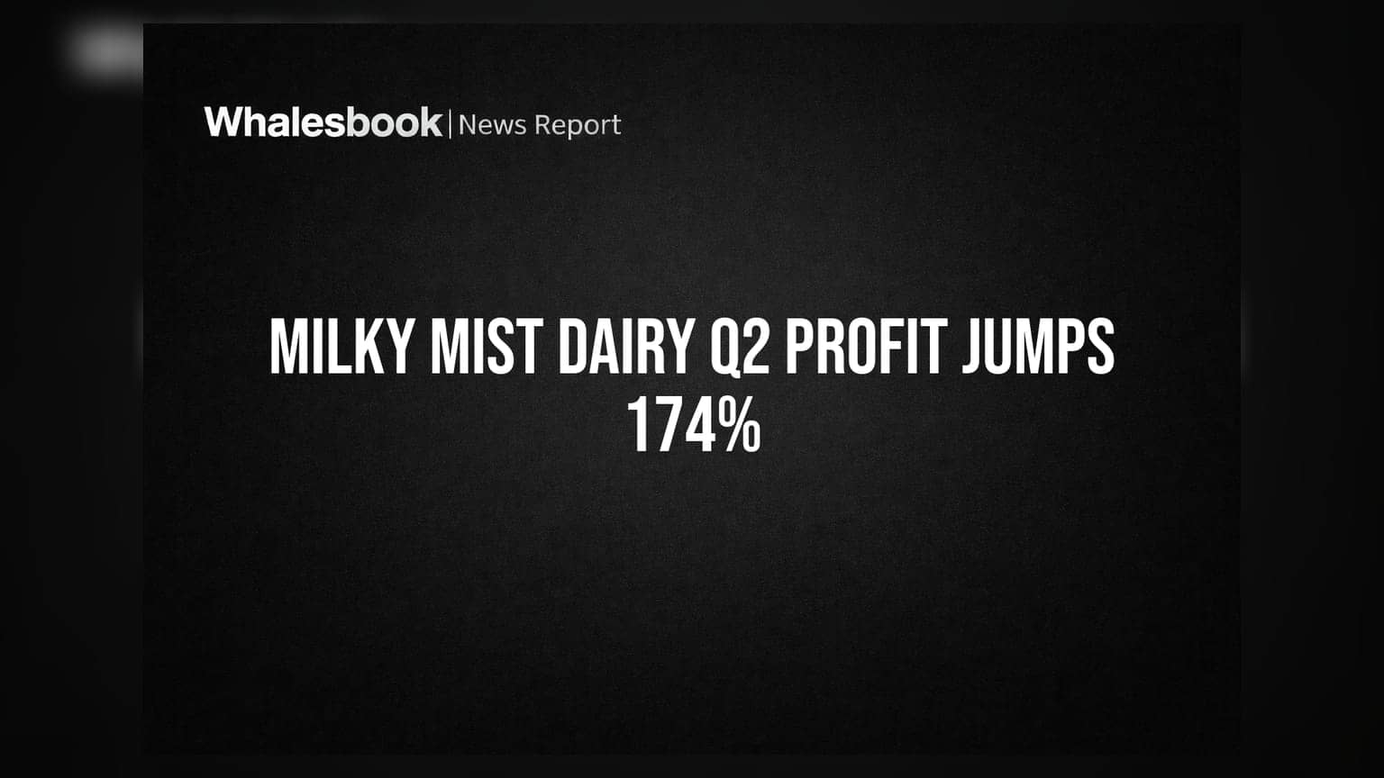 Milky Mist Dairy Q2 Profit Soars 174% To Rs 77.94 Crore