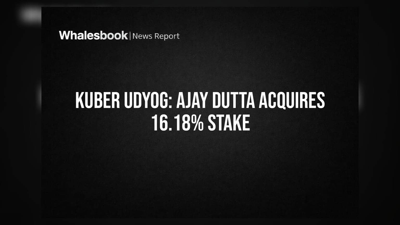 Kuber Udyog Ltd: அஜய் தத்தா கைவசம் **16.18%** பங்குகள்! அதிரடி மாற்றத்தால் முதலீட்டாளர்கள் குழப்பம்