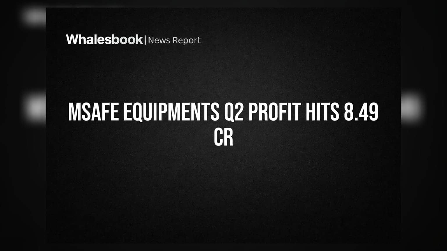 Msafe Equipments Q2 Results: அதிரடி காட்டிய லாபம்! நெட் ப்ராஃபிட் **₹8.49 கோடி**