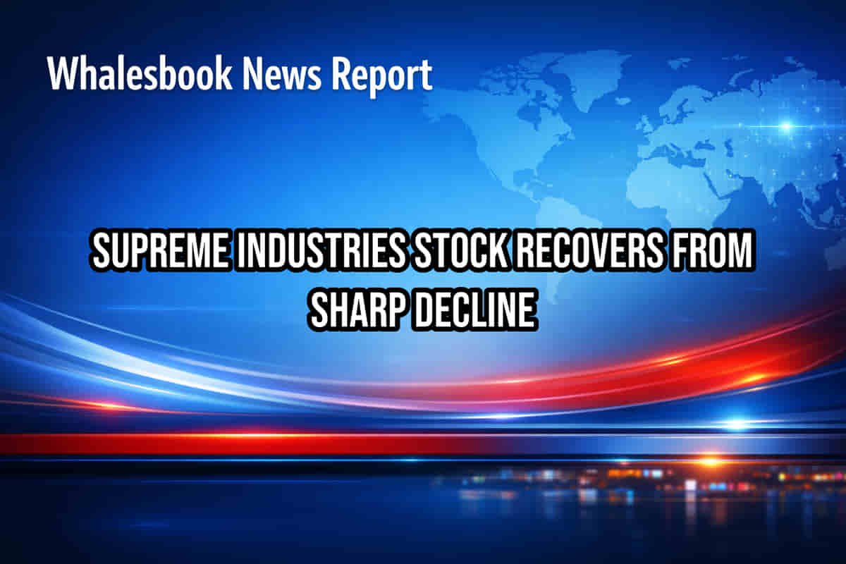 Supreme Industries Stock Recovers from Sharp Decline